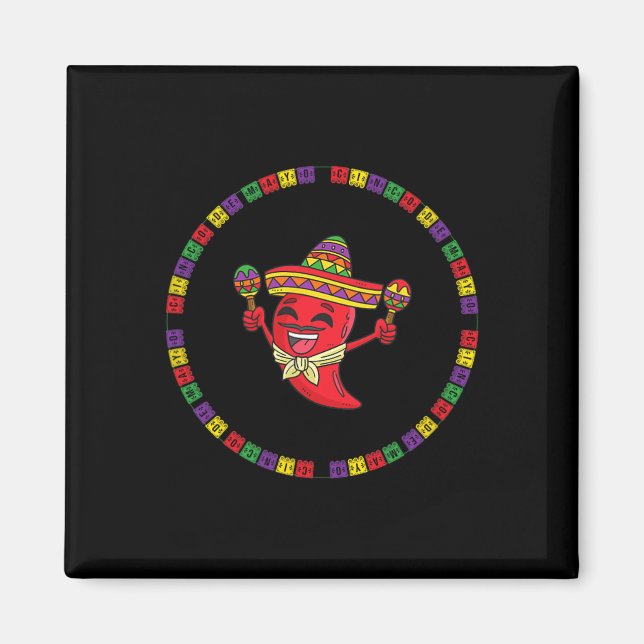 Lustiges Cinco De Mayo  Magnet (Vorne)