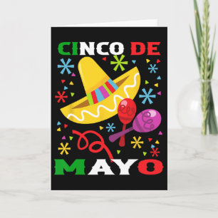 Lustiges Cinco De Mayo Mexikanisches Fiesta 5 De M Karte