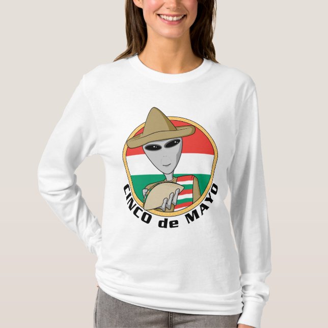 Lustiges Cinco De Mayo T-Shirt (Vorderseite)