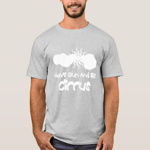 lustiges Cirrus-Design T-Shirt