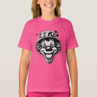 Lustiges Clown-Logo – Umgedrehte Mütze & Herausges