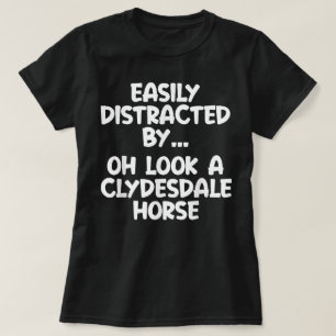 Lustiges Clydesdale-Pferd T-Shirt