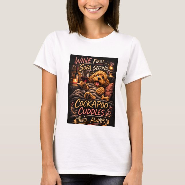 Lustiges Cockapoo-Geschenk Hundeshirt Cockapoo Bes T-Shirt (Vorderseite)