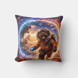 Lustiges Cockapoo-Geschenk | Weltraum-Hundekissen Kissen