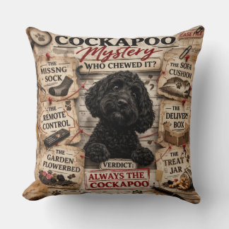 Lustiges Cockapoo-Kissen einzigartiges Geschenk Kissen