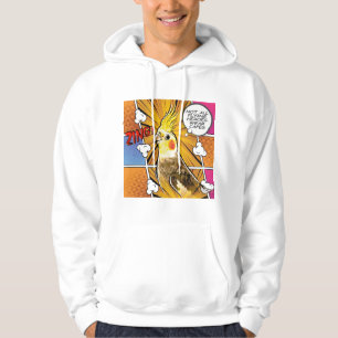 lustiges Cockatiel Hoodie