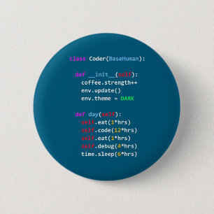 Lustiges Coding Python Cl Essen Code Schlafen Button