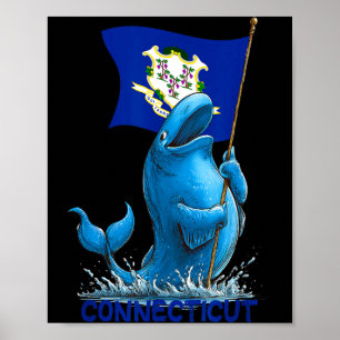 Lustiges Connecticut-Tierkostüm für Jungen und Poster