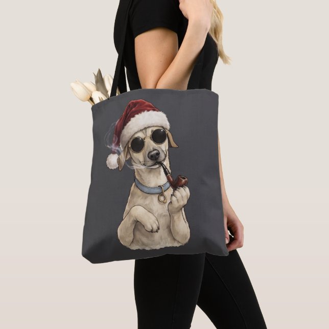 Lustiges Cooles Hund Frohes Neujahrsdesign (Von Nahem)