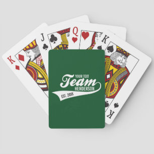 Lustiges Cooles Sportsteam-Logo Ihr benutzerdefini Spielkarten