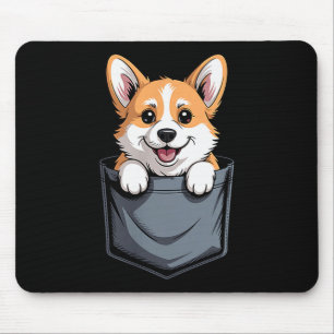 Lustiges Corgi-Design für Männer Frauen Welsh Corg Mousepad