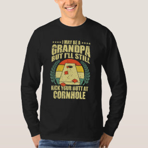 Lustiges Cornhole für Männer Opa Sackwurf Spiel T-Shirt