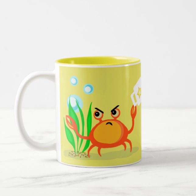 Lustiges Crabby ohne die Tasse meines (Links)