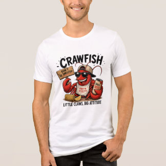 Lustiges Crawfish-T-Shirt – Süßer Cajun-Meeresfrüc Tri-Blend Shirt