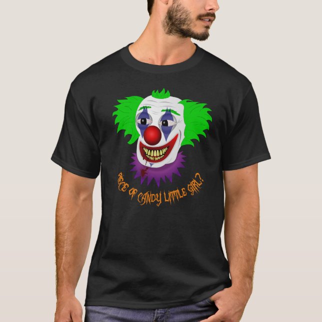Lustiges Creepy Clown-Shirt T-Shirt (Vorderseite)