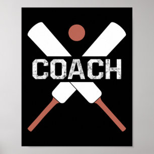 Lustiges Cricket-Trainer-Shirt Bestes Trainer-Gesc Poster