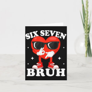 Lustiges Dabbing Herz Bruh 67 Meme Valentinstag  Karte