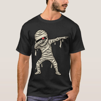 Lustiges Dabbing-Mummy-Streetwear-Halloween-T-Shir T-Shirt