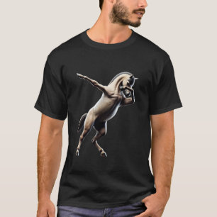 Lustiges Dabbing-Pferd Cool Dab Spaß Tierliebhaber T-Shirt