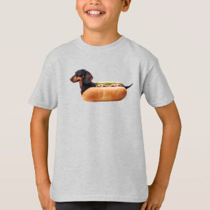 Lustiges Dachshund-Brötchen-Kinder-T-Shirt T-Shirt
