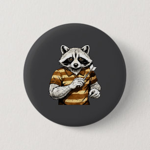 Lustiges Dart-Waschbär-T-Shirt zum Dartwerfen Dart Button