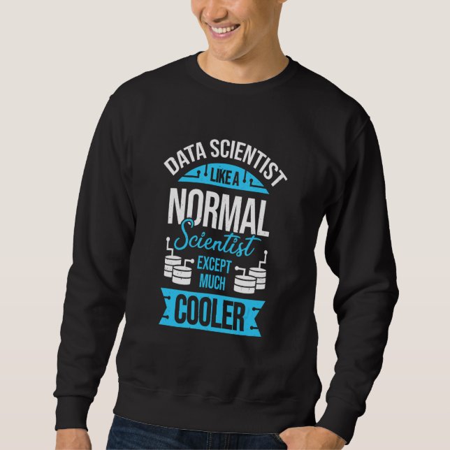 Lustiges Data-Science-Design für einen Data Scient Sweatshirt (Vorderseite)