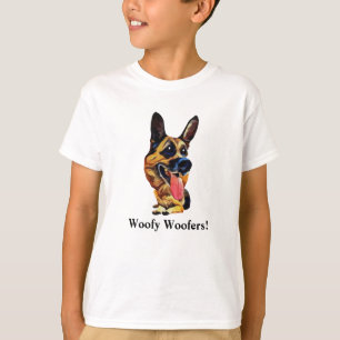 Lustiges Deutscher-Schäferhund-Jungen-T-Shirt T-Shirt