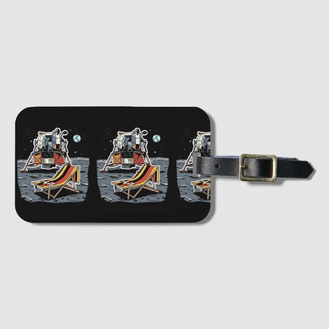 Lustiges deutsches Handtuch  Gepäckanhänger (Vorderseite (Horizontal))