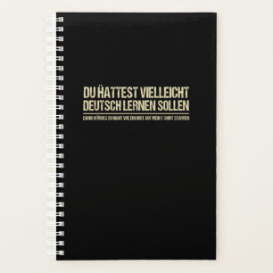 lustiges deutsches Sprichwort Planer