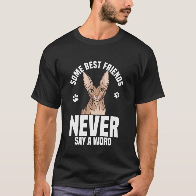 Lustiges Devon-Rex-Pixie-Katzendesign für Katzenli T-Shirt (Vorderseite)