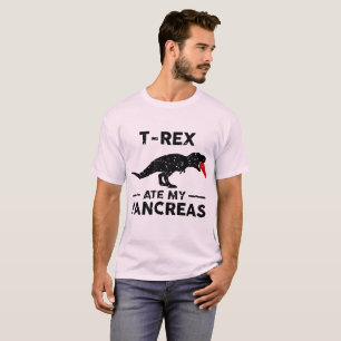 Lustiges Diabetes-Zitat - T-Rex aß mein T-Shirt