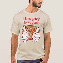 Lustiges die Pizza-Thema der Männer T-Shirt