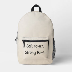 Lustiges Digital Nomad Soft Power Starkes Wi-Fi Zi Bedruckter Rucksack