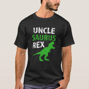 Lustiges Dino-T-Shirt Onkel-Saurus Rex Shirt Mens
