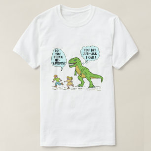 Lustiges Dinosaurier-Jurawortspiel-humorvolles T-Shirt