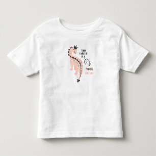 Lustiges Dinosaurier Prinzessin mit einer Krone Mä Kleinkind T-shirt