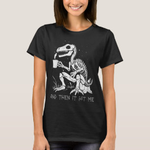 Lustiges Dinosaurier-Skelett-Kostüm Goth Männer Fr T-Shirt