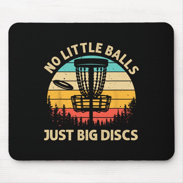 Lustiges Disc-Golf-Design für Männer Frauen Disc-G Mousepad (Vorne)