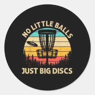 Lustiges Disc-Golf-Design für Männer Frauen Disc-G Runder Aufkleber