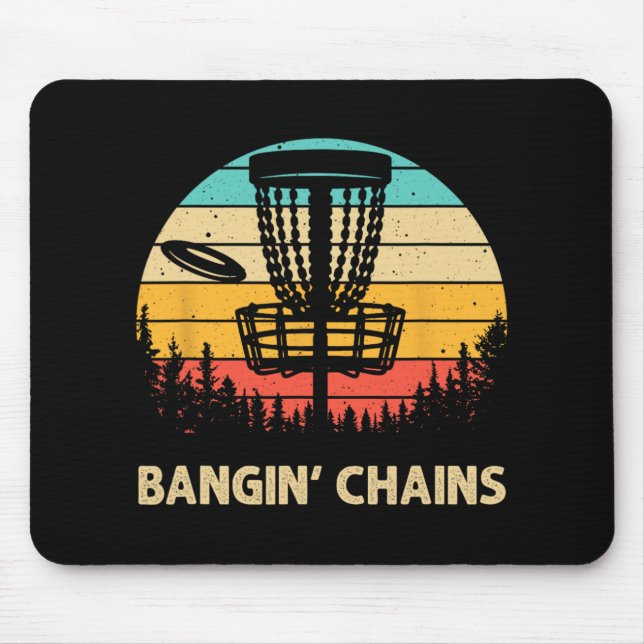 Lustiges Disc-Golf-Design für Männer Frauen Kinder Mousepad (Vorne)