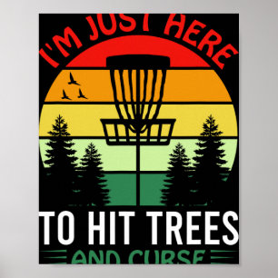 Lustiges Disc-Golf-Design für Männer Frauen Kinder Poster