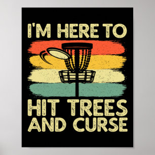 Lustiges Disc-Golf-Design für Männer Frauen Kinder Poster