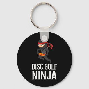 Lustiges Disc-Golf-Ninja-Geschenk Golfer Disc-Spie Schlüsselanhänger
