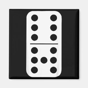 Lustiges Domino-Meme-Sechs-Sieben-Spiel-Strategie- Magnet