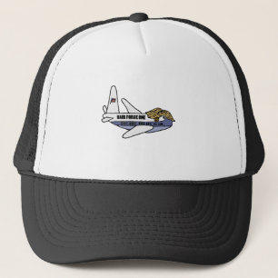 Lustiges Donald Trumppräsidentenflugzeug Truckerkappe