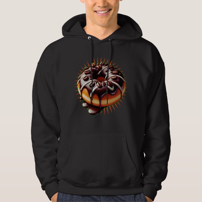 lustiges Donuts Design für Liebhaber Hoodie (Vorderseite)