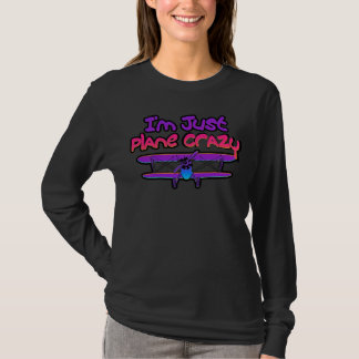 Lustiges Doppeldecker-Flugzeug T-Shirt