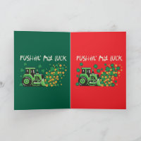 Lustiges "Drücke mein Glück"-St. Patrick's Day Bul