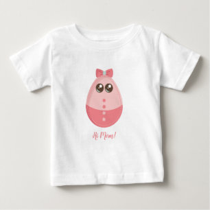 Lustiges Ei Hi Daddy Baby T-shirt