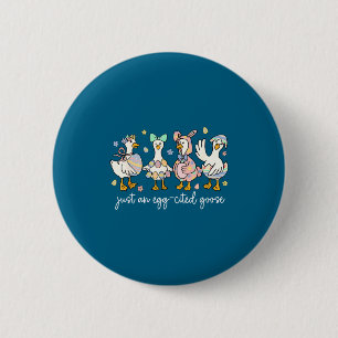 Lustiges Ei zitierte Gans Albernes Lustiges Button
